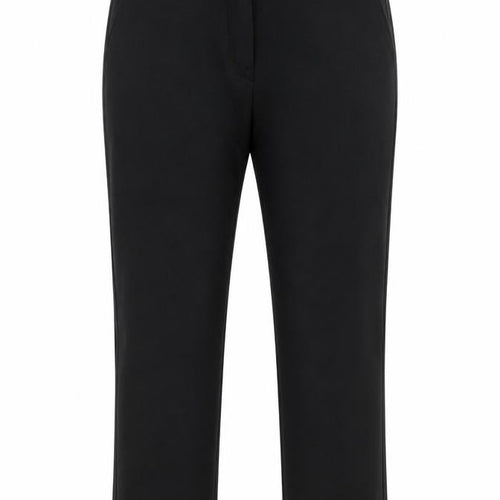 Boden Women Black Chino Trousers Size 12 Cotton Blend