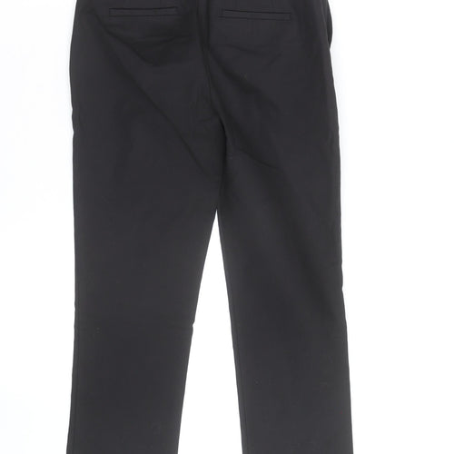Boden Women Black Chino Trousers Size 12 Cotton Blend