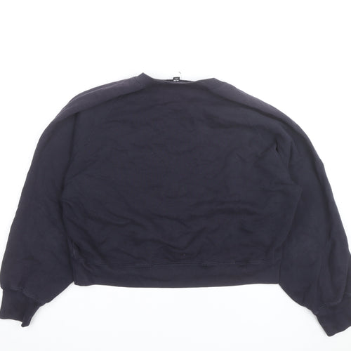 Uniqlo Men's Blue Crew Neck Pullover Sweatshirt Size M
