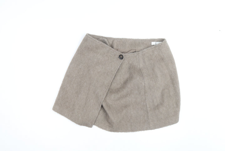 Marks and Spencer Women’s Beige Wrap Short Skirt Size 16 Lined
