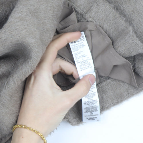 Marks and Spencer Women’s Beige Wrap Short Skirt Size 16 Lined