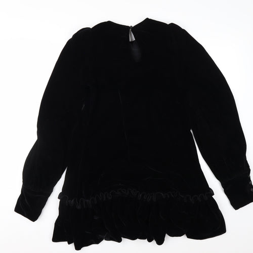 H&M x The Vampire’s Wife Womens Black Velvet Mini Dress XS