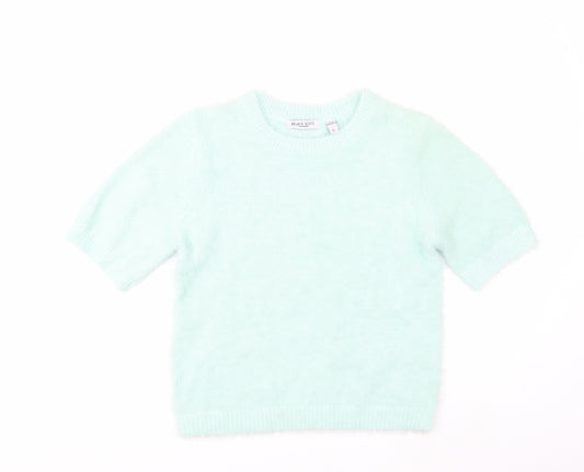 Brave Soul Women's Mint Green Short Sleeve Knit T-Shirt Size S