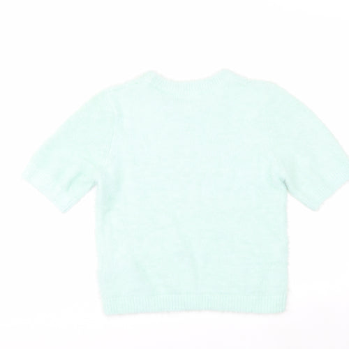 Brave Soul Women's Mint Green Short Sleeve Knit T-Shirt Size S