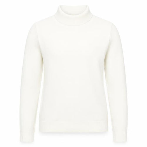 Miss Fiori Couture Women’s Ivory High Neck Acrylic Jumper Size 10