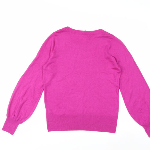 Next Women’s Pink Crew Neck Pullover Jumper Size S