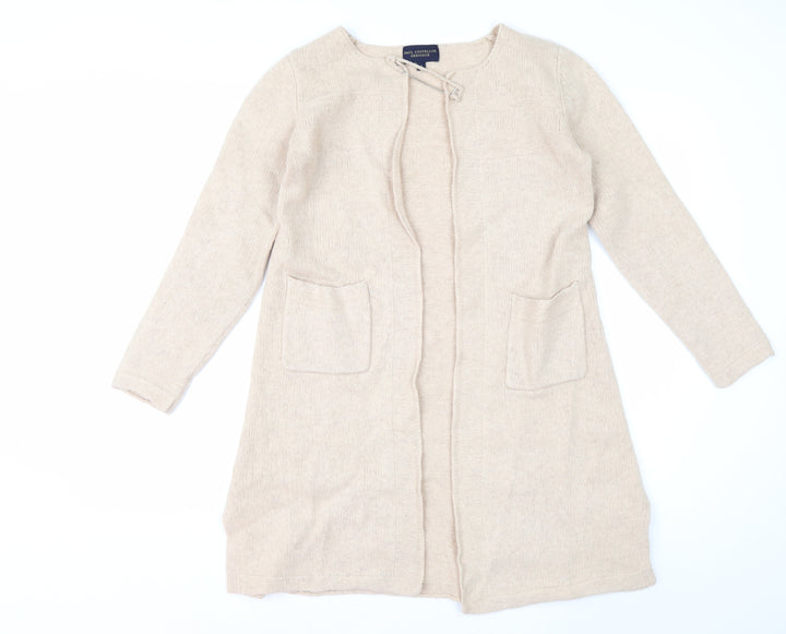 Paul Costelloe Dressage Women’s Beige Wool Blend Long Cardigan S