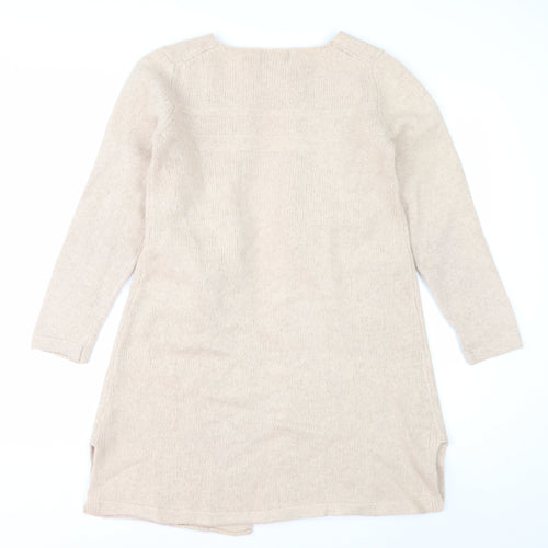 Paul Costelloe Dressage Women’s Beige Wool Blend Long Cardigan S