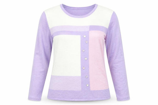 Front view of Casamia Women's Multicoloured Cardigan Jumper Small