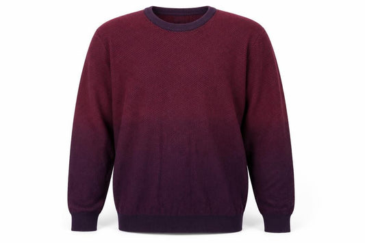 Front view of Next Men's Red Cotton Crew Neck Jumper XL Pullover Knitwear
