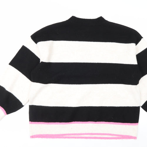 George Women’s Multicoloured Striped CIao Jumper L Crew Neck Knit