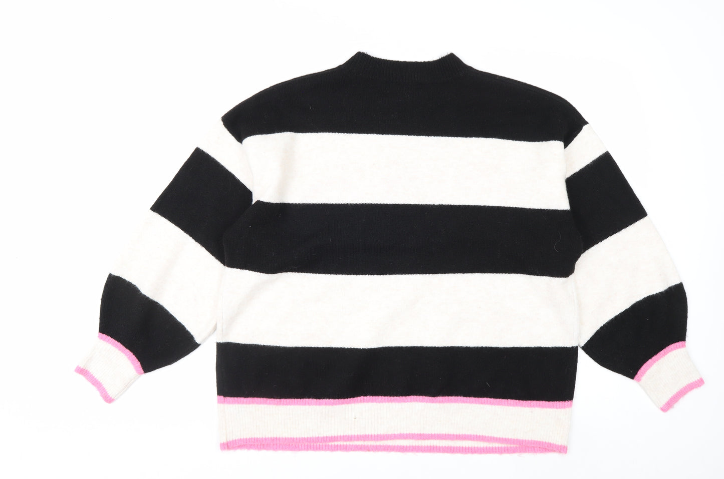 George Women’s Multicoloured Striped CIao Jumper L Crew Neck Knit