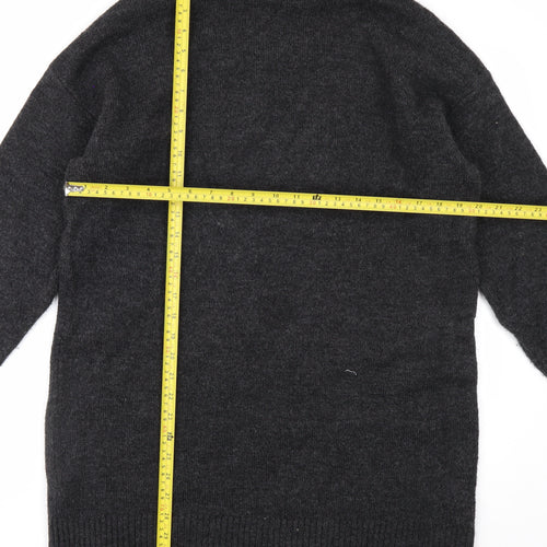 New Look Womens Black Roll Neck Long Sleeve Acrylic Jumper M