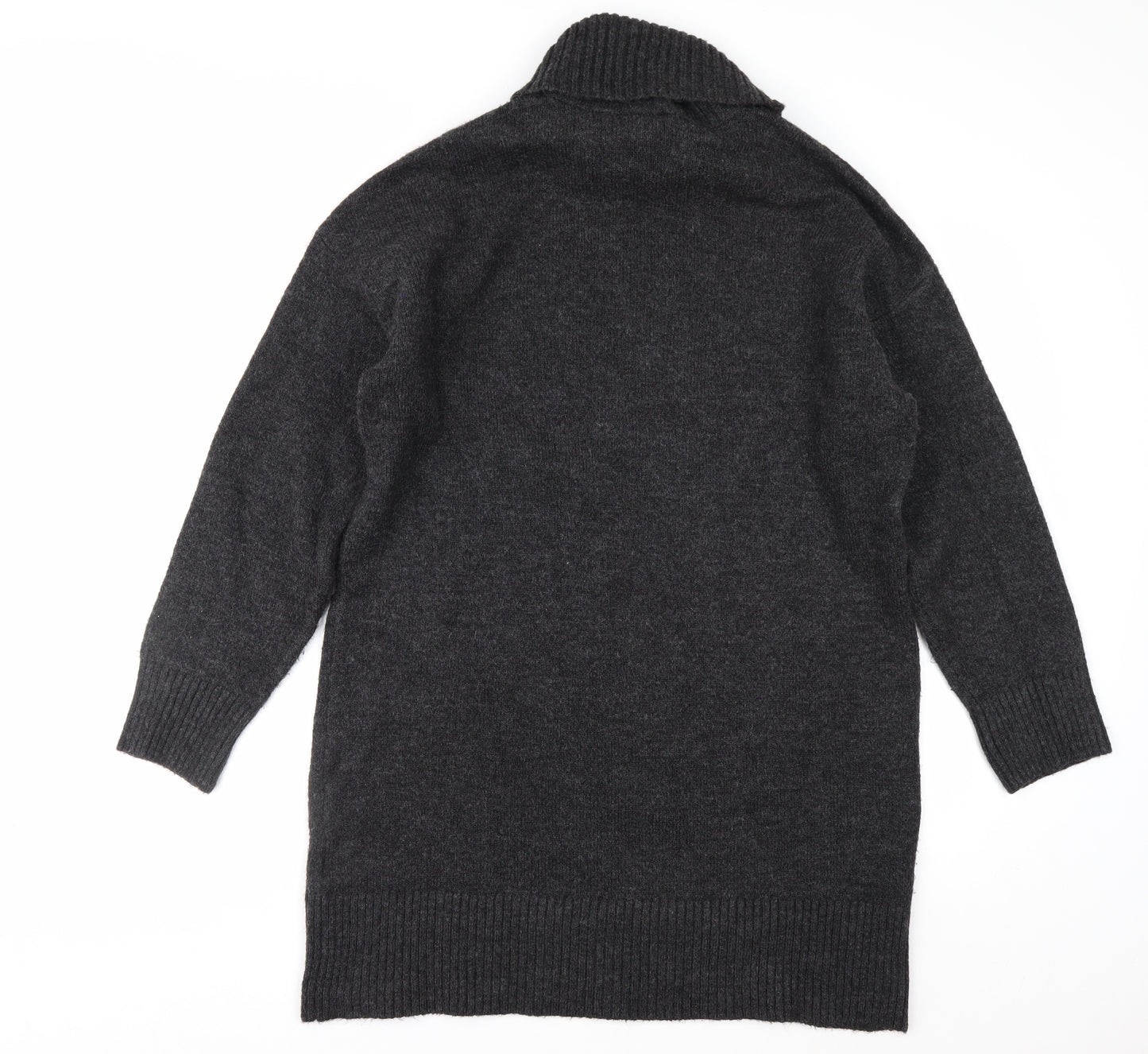 New Look Womens Black Roll Neck Long Sleeve Acrylic Jumper M