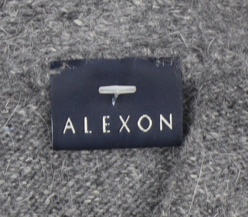 Alexon Women’s Grey Silk Angora Knit Cardigan Size 12
