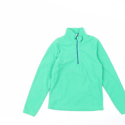 Mountain Warehouse Boys Green Fleece Pullover Sweatshirt 9-10 Years