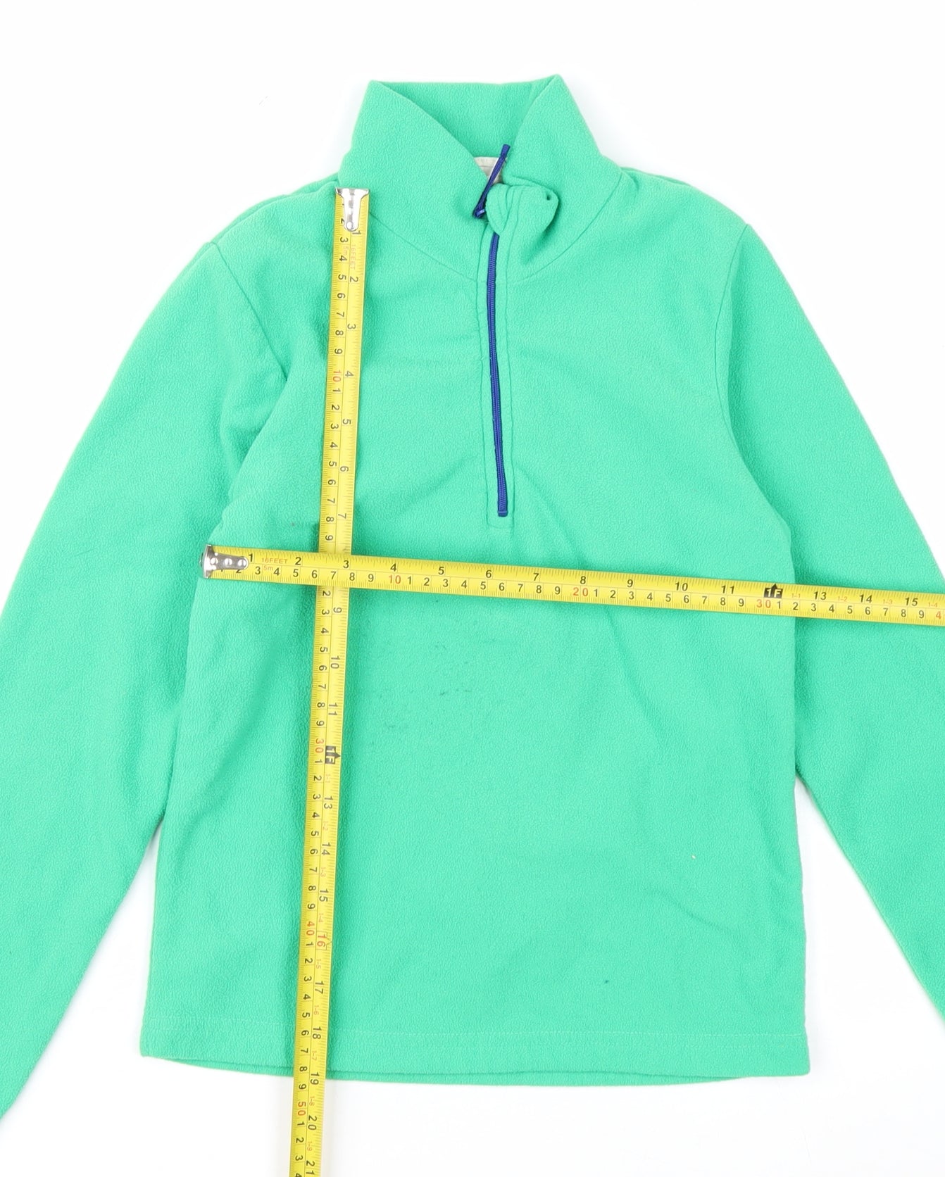 Mountain Warehouse Boys Green Fleece Pullover Sweatshirt 9-10 Years