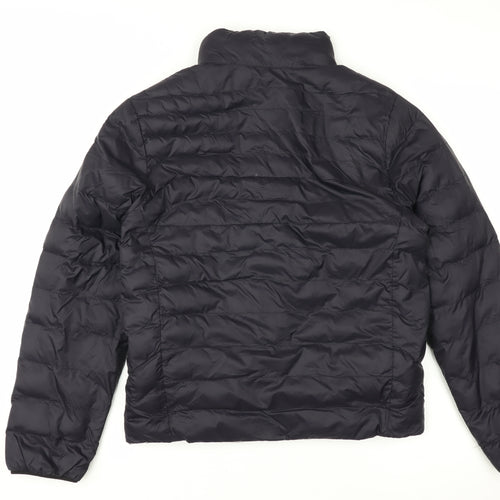 Ralph Lauren Boys Black Puffer Jacket L (14-16 Years) Nylon Full Zip