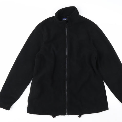 Premier Man Men's Black Fleece Full Zip Jacket Size M