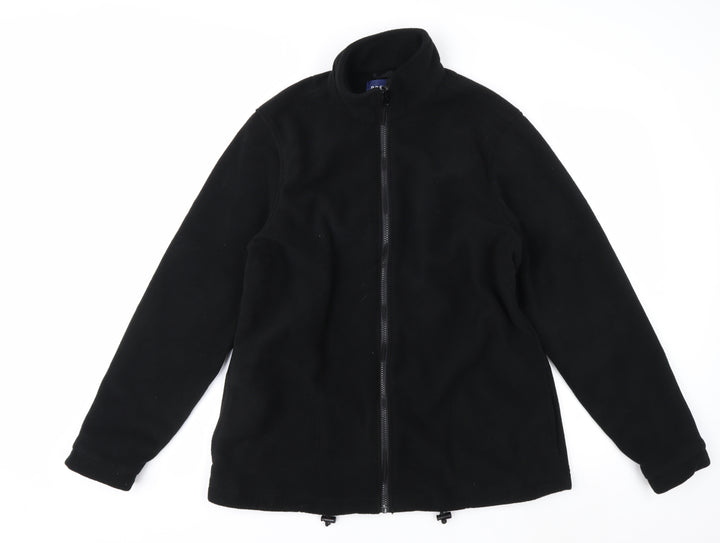 Premier Man Men's Black Fleece Full Zip Jacket Size M