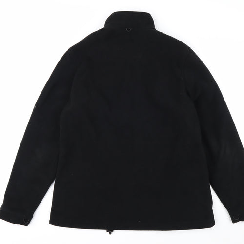 Premier Man Men's Black Fleece Full Zip Jacket Size M