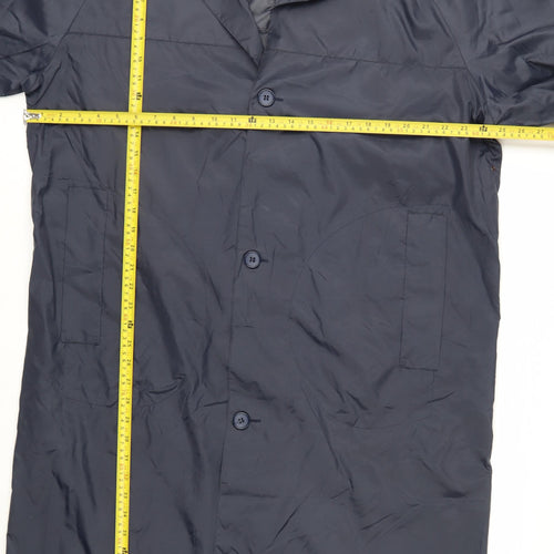 Rainstar Men's Blue M Waterproof Nylon Long Rain Coat