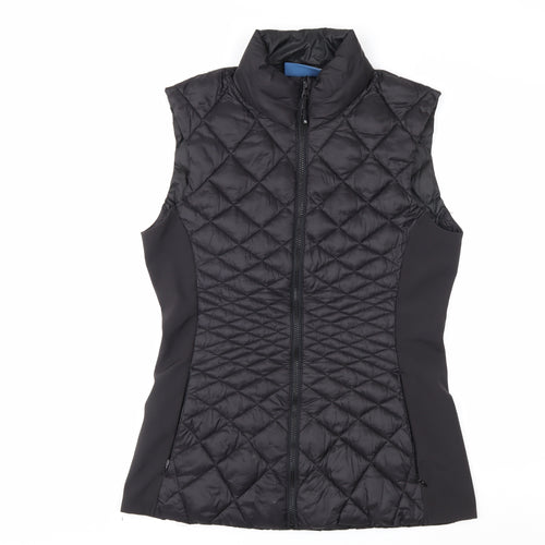 Mountain Warehouse Womens Black Quilted Padded Gilet UK 18
