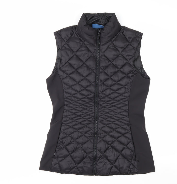 Mountain Warehouse Womens Black Quilted Padded Gilet UK 18