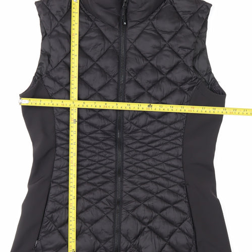 Mountain Warehouse Womens Black Quilted Padded Gilet UK 18