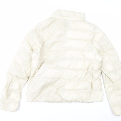 Uniqlo Women Ivory Ultra Light Down Puffer Jacket S