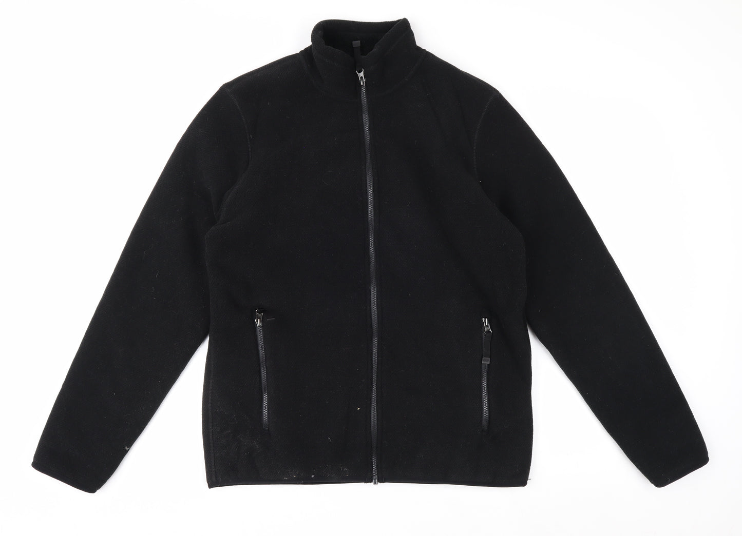 32 Degrees Heat Men's Black Fleece Full Zip Jacket Size S