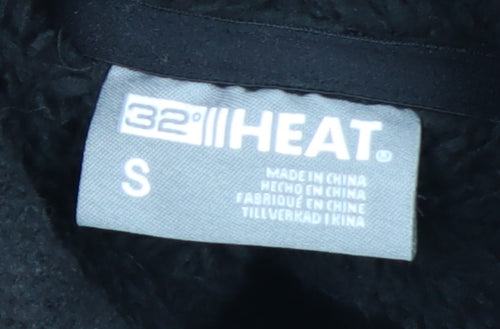 32 Degrees Heat Men's Black Fleece Full Zip Jacket Size S