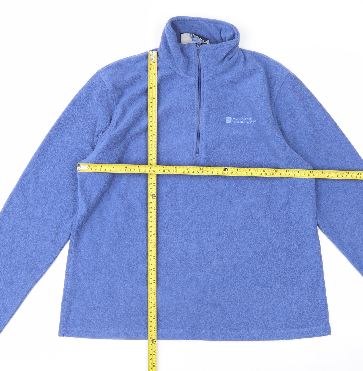 Mountain Warehouse Men's Blue Fleece Pullover Sweatshirt L