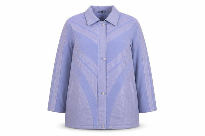 Finesse Womens Blue Mid-Length Coat Size 14 Polyester Blend