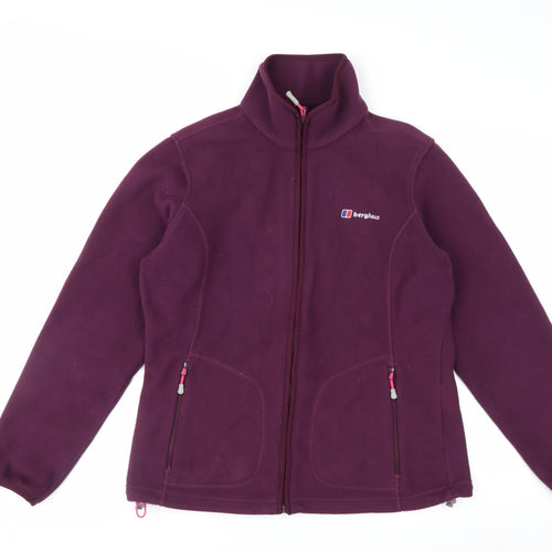 Berghaus Women's Purple Fleece Jacket Size 12 Lightweight Outdoor