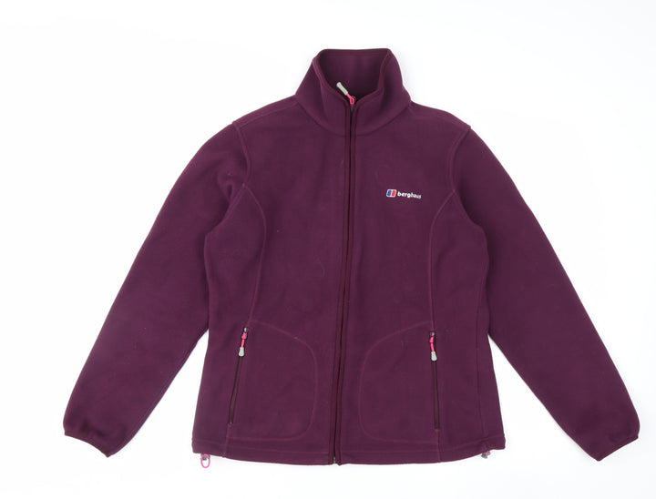 Berghaus Women's Purple Fleece Jacket Size 12 Lightweight Outdoor