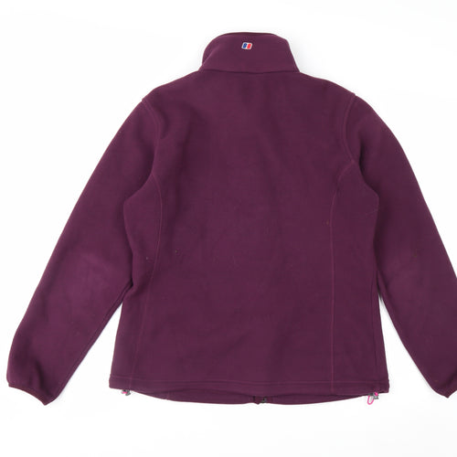 Berghaus Women's Purple Fleece Jacket Size 12 Lightweight Outdoor