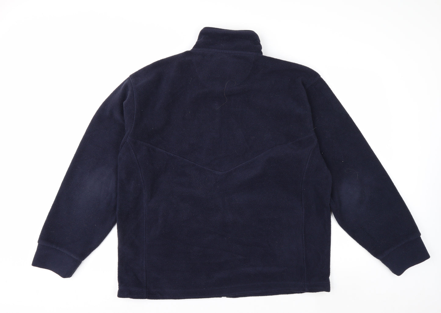 ØRN Men's Blue Full Zip Fleece Work Jacket L Regular Fit
