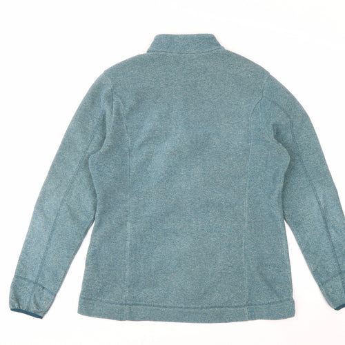 Quechua Women's Blue Full Zip Fleece Jacket Size L Outdoor Wear