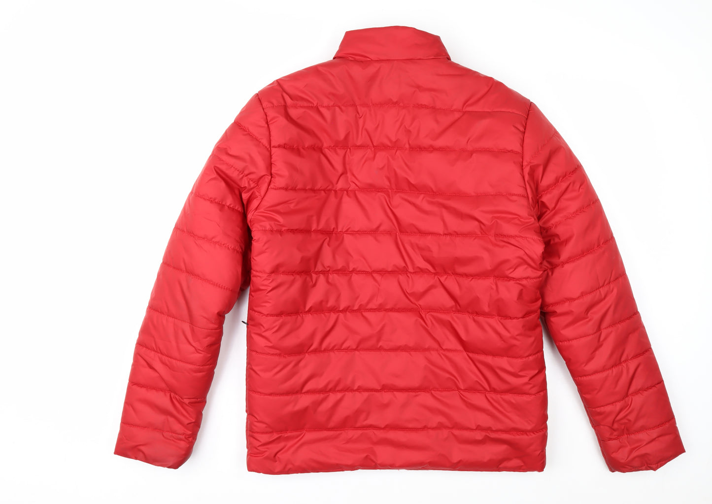 MRzexe Men's Red 2XL Puffer Jacket Lightweight Quilted Zip Coat
