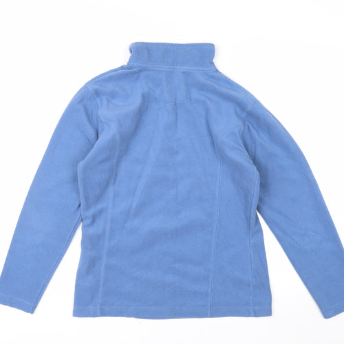 Trespass Women's Blue Fleece Pullover Sweatshirt Medium 1/2 Zip