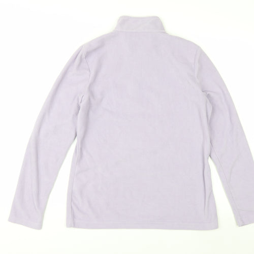 Regatta Great Outdoors Women's Lilac 1/4 Zip Fleece Sweatshirt UK 12