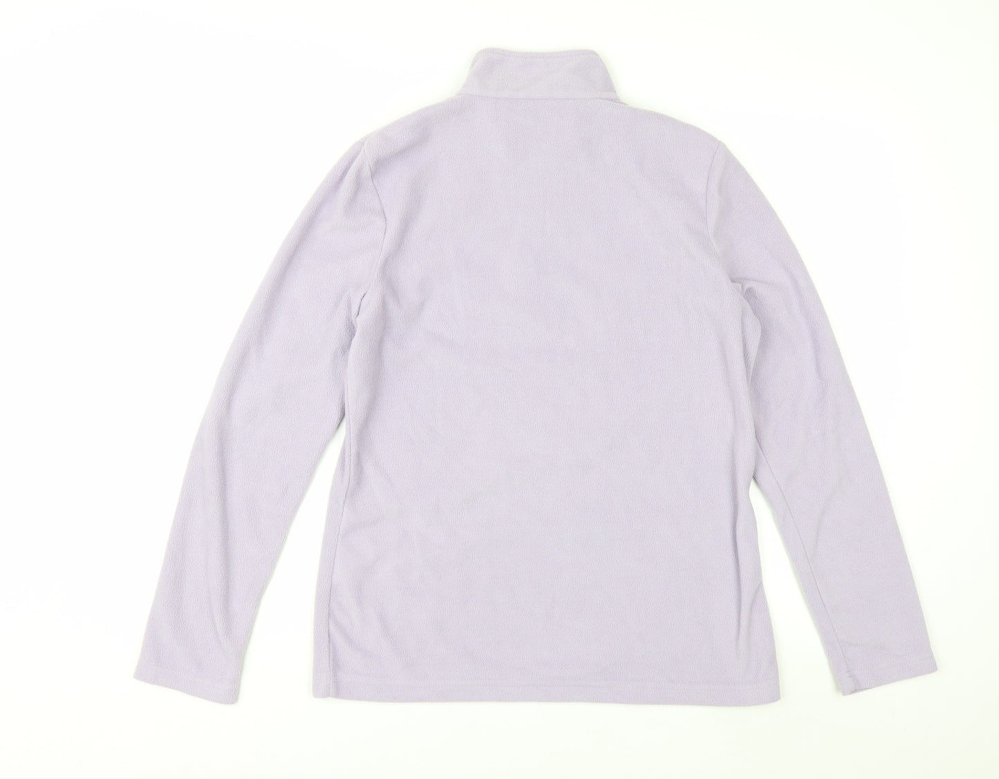 Regatta Great Outdoors Women's Lilac 1/4 Zip Fleece Sweatshirt UK 12