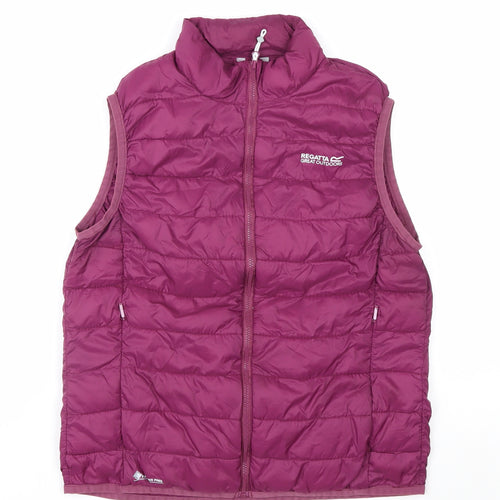 Regatta Womens Purple Puffer Waistcoat Size 10 Lightweight Outdoor