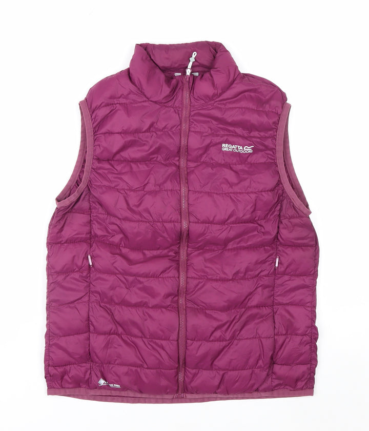 Regatta Womens Purple Puffer Waistcoat Size 10 Lightweight Outdoor