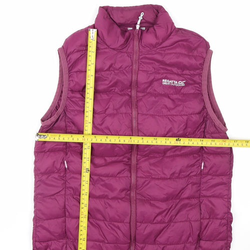 Regatta Womens Purple Puffer Waistcoat Size 10 Lightweight Outdoor