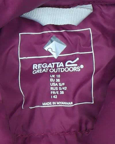Regatta Womens Purple Puffer Waistcoat Size 10 Lightweight Outdoor
