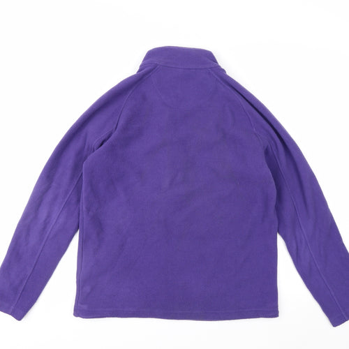 Regatta Women Purple Fleece Full Zip Outdoor Jacket Size 14