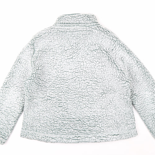 Weird Fish Women's Blue Fleece 1/4 Zip Pullover Sweatshirt Size 18