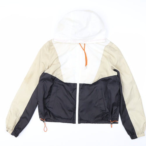 H&M Divided Mens Multicoloured S Windbreaker Hooded Jacket